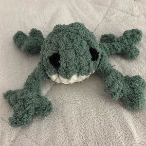 Plush Green Frog Toy
